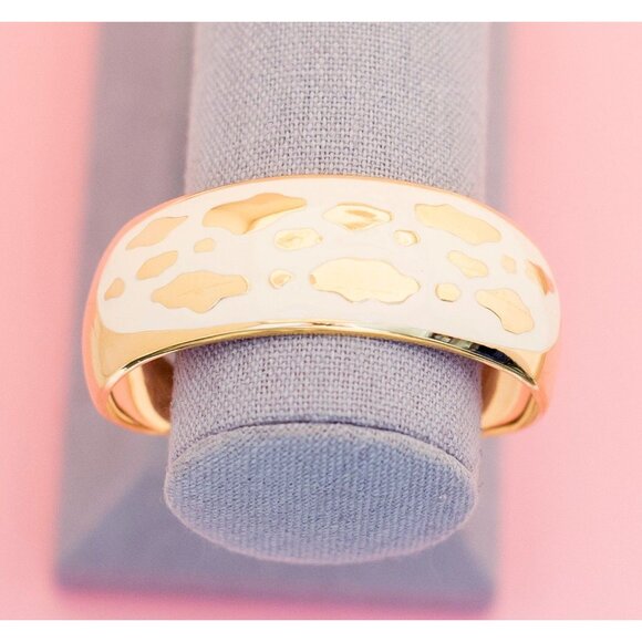 Vintage Gold Tone Cloud Cuff Bracelet | 7 inch | Avon | H17 - Picture 2 of 3